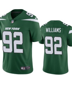 New York Jets #92 Leonard Williams Green Vapor Untouchable Limited Jersey - Mens - Robokeg