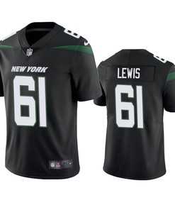 New York Jets Alex Lewis Black Vapor Limited Jersey - Robokeg