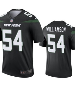 New York Jets Avery Williamson Black 2019 Color Rush Legend Jersey - Mens - Robokeg
