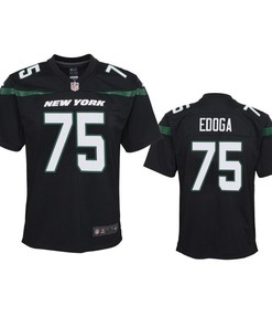 New York Jets Chuma Brandedoga 2019 Nfl Draft Black Game Youth Jersey - Robokeg