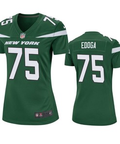 New York Jets Chuma Brandedoga 2019 Nfl Draft Green Game Womens Jersey - Robokeg