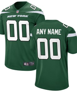 New York Jets Custom Game Jersey Gotham Green Custom Jerseys Nfl - Robokeg