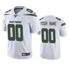 New York Jets Custom White 100th Season Vapor Limited Jersey - Robokeg
