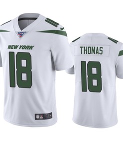 New York Jets Demaryius Thomas White 100th Season Vapor Limited Jersey - Robokeg