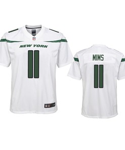 New York Jets Denzel Mims White 2020 Nfl Draft Game Jersey - Robokeg