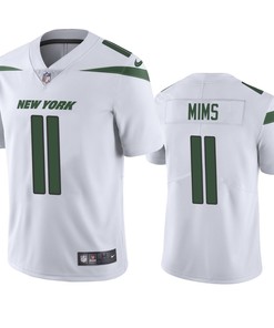 New York Jets Denzel Mims White 2020 Nfl Draft Vapor Limited Jersey - Robokeg