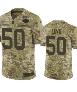 New York Jets Frankie Luvu Jersey Nfl Camo Salute To Service - Robokeg
