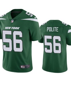 New York Jets Jachai Polite 2019 Nfl Draft Green Vapor Limited Jersey - Robokeg