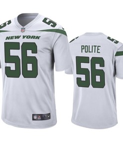New York Jets Jachai Polite 2019 Nfl Draft White Game Jersey - Robokeg