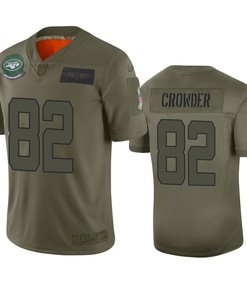 New York Jets Jamison Crowder Camo 2019 Salute To Service Limited Jersey - Robokeg