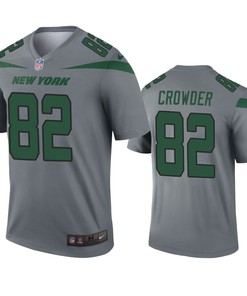 New York Jets Jamison Crowder Gray Inverted Legend Jersey - Robokeg