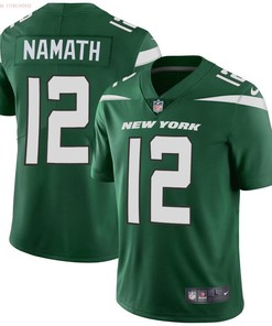 New York Jets Joe Namath #12 Nfl 2020 Green Jersey Jersey - Robokeg