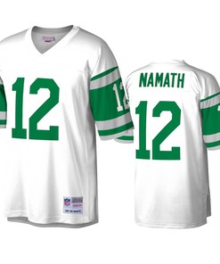 New York Jets Joe Namath White Legacy Replica Jersey - Robokeg