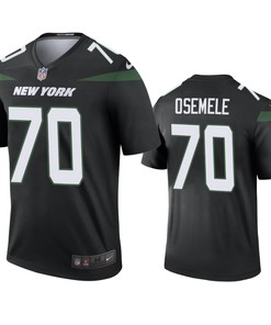 New York Jets Kelechi Osemele Black Color Rush Legend Jersey - Mens - Robokeg
