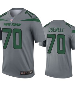 New York Jets Kelechi Osemele Gray Inverted Legend Jersey - Robokeg