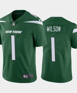 New York Jets Kyle Wilson #1 2021 Draft Nfl Gotham Green Jersey For Fans - Robokeg