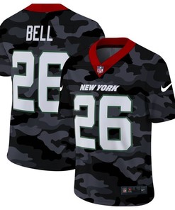 New York Jets Leveon Bell #26 Nfl 2020 Camo Jersey - Robokeg