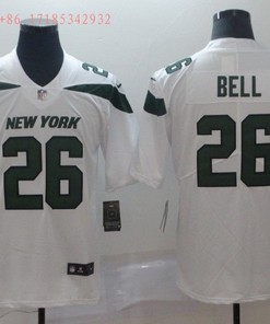 New York Jets Leveon Bell #26 Nfl 2020 White Jersey Jersey - Robokeg