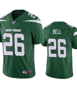 New York Jets Leveon Bell Green 100th Season Vapor Limited Jersey - Robokeg