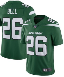New York Jets Leveon Bell Green Nfl 100 Vapor Jersey - Robokeg