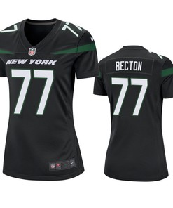 New York Jets Mekhi Becton Black 2020 Nfl Draft Game Jersey - Robokeg