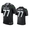 New York Jets Mekhi Becton Black Color Rush Legend Jersey - Mens - Robokeg