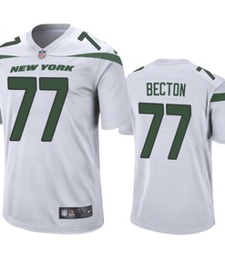 New York Jets Mekhi Becton White 2020 Nfl Draft Game Jersey - Robokeg