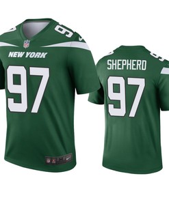 New York Jets Nathan Shepherd Green 2019 Legend Jersey - Mens - Robokeg