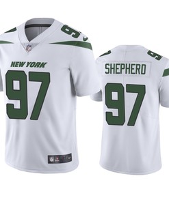 New York Jets Nathan Shepherd White 2019 Vapor Untouchable Limited Jersey - Mens - Robokeg