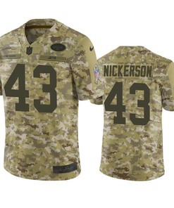 New York Jets Parry Nickerson Jersey Nfl Camo Salute To Service - Robokeg