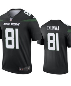 New York Jets Quincy Enunwa Black 2019 Color Rush Legend Jersey - Mens - Robokeg