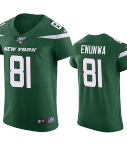 New York Jets Quincy Enunwa Green 100th Season Vapor Elite Jersey - Robokeg