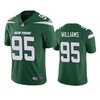 New York Jets Quinnen Williams 2019 Nfl Draft Green Vapor Limited Jersey - Robokeg