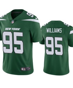New York Jets Quinnen Williams 2019 Nfl Draft Green Vapor Limited Jersey - Robokeg