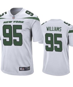 New York Jets Quinnen Williams 2019 Nfl Draft White Game Jersey - Robokeg