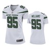 New York Jets Quinnen Williams 2019 Nfl Draft White Game Womens Jersey - Robokeg