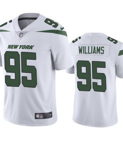 New York Jets Quinnen Williams 2019 Nfl Draft White Vapor Limited Jersey - Robokeg