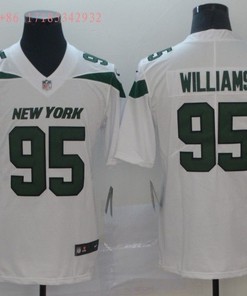 New York Jets Quinnen Williams #95 Nfl 2020 White Jersey Jersey - Robokeg