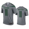 New York Jets Robby Anderson Gray Inverted Legend Jersey - Robokeg