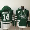 New York Jets Sam Darnold #14 Nfl 2020 Green Hoodie Jersey - Robokeg