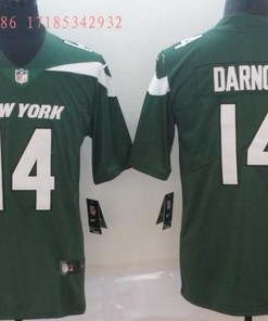 New York Jets Sam Darnold #14 Nfl 2020 Green Jersey Jersey - Robokeg
