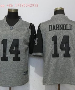 New York Jets Sam Darnold #14 Nfl 2020 Grey Jersey Jersey - Robokeg