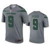 New York Jets Sam Ficken Gray Inverted Legend Jersey - Robokeg
