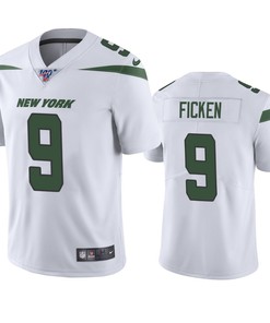 New York Jets Sam Ficken White 100th Season Vapor Limited Jersey - Robokeg