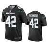 New York Jets Thomas Hennessy Black 2019 Color Rush Legend Jersey - Mens - Robokeg