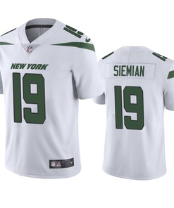 New York Jets Trevor Siemian White 2019 Vapor Untouchable Limited Jersey - Mens - Robokeg