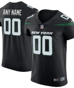 New York Jets Vapor Untouchable Elite Custom Jersey Stealth Black Custom Jerseys Nfl - Robokeg
