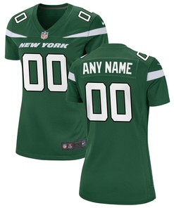 New York Jets Womens Custom Game Jersey Gotham Green Custom Jerseys Nfl - Robokeg