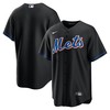 New York Mets 2022 Alternate Replica Team Jersey - Black Mlb - Robokeg