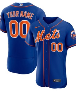 New York Mets Alternate Authentic Custom Jersey - Royal Custom Jerseys Mlb - Robokeg